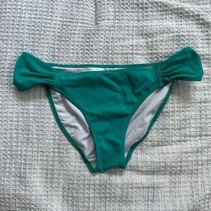 small turquoise pink bathing suit bottom